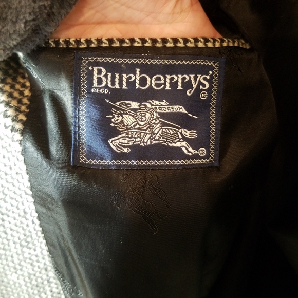 Burberry's Camel Hair Herringbone Jacket Blazer 40 - Picture 10 of 12